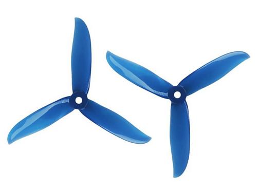 DALPROP Cyclone T5047C Pro 3-blade Transparent Blue POPO Propeller for Racing Drone [1505513-tbl]